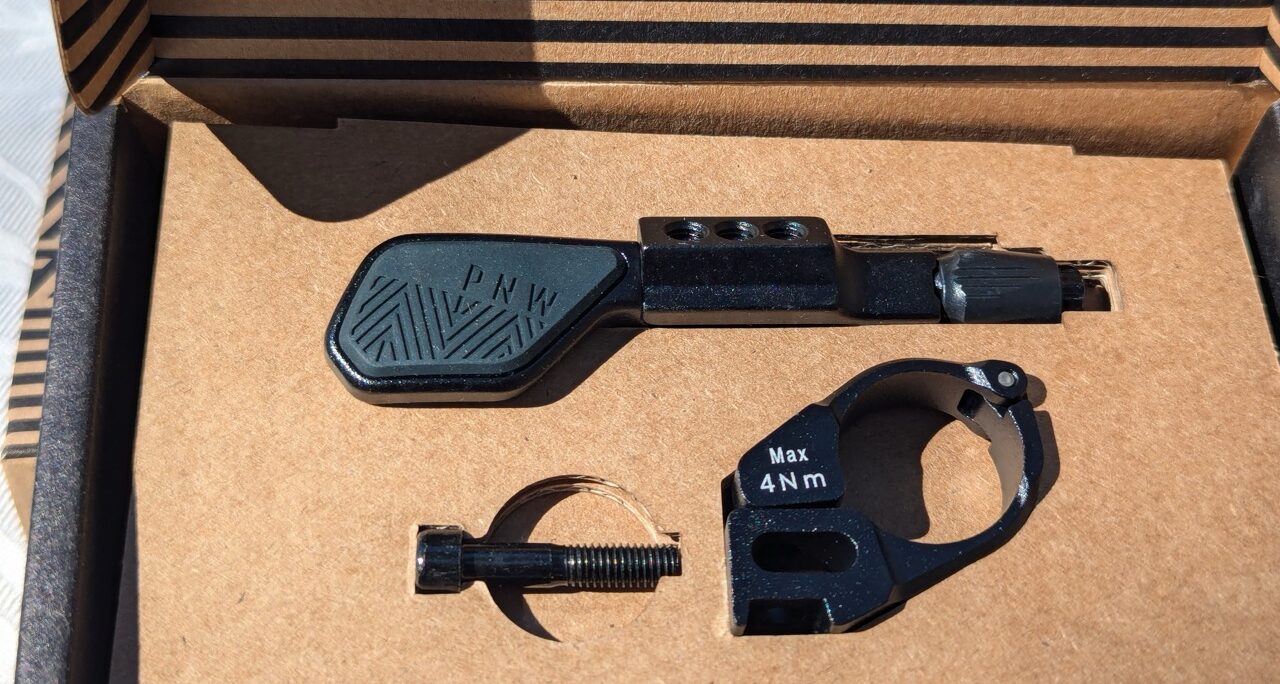 PNW Compnents Range Dropper and Lever Bundle Lever in package