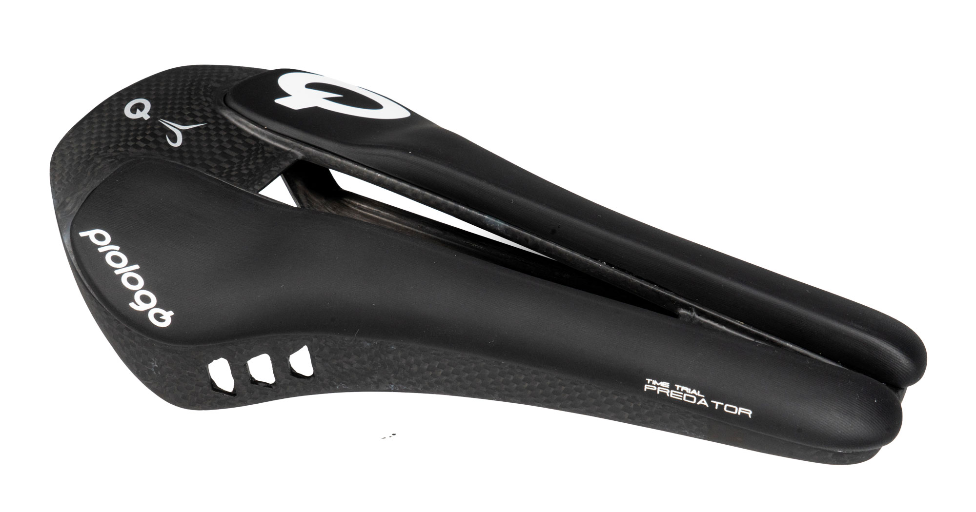 Prologo Time Trial Predator saddle custom made for Tadej Pogačar Tour TT bike, angled