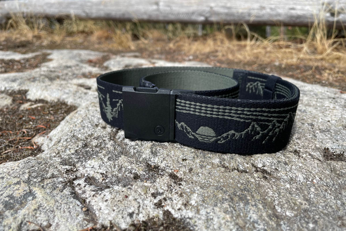 Arcade A2 belt, on rock