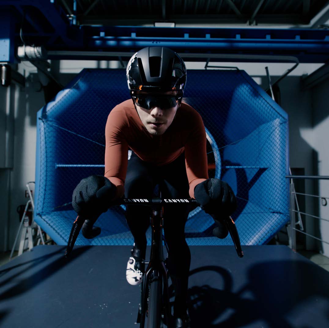 Canyon CFR Helmet stingr wind tunnel