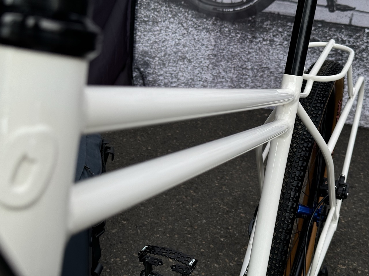 MADE Show 2024 Teaser Post double white top tube