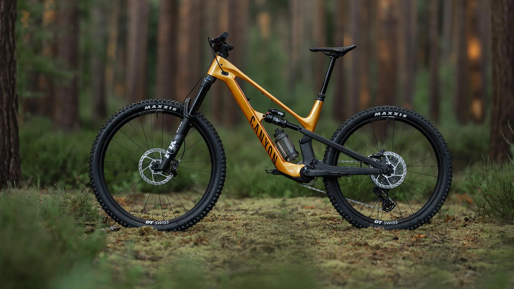 Canyon Spectral:ONfly lightweight all-mountain trail eMTB ebike powered by TQ, non-driveside