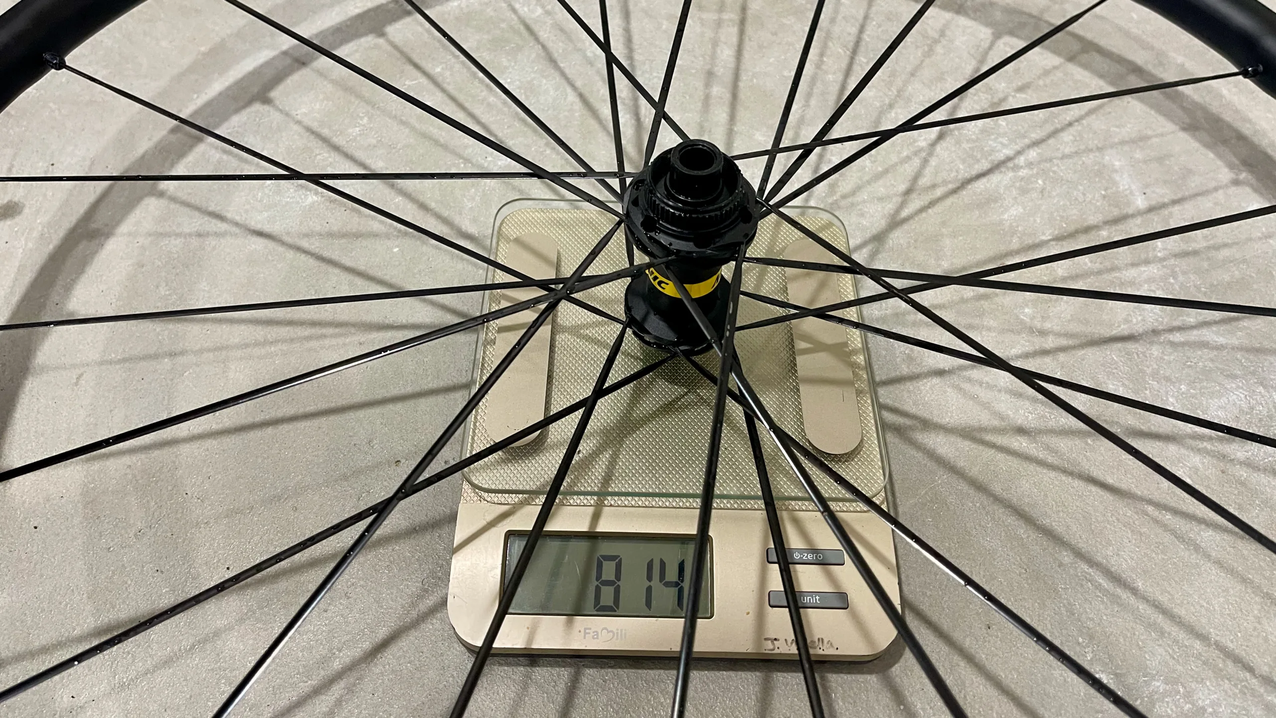 Mavic AllRoad SL Wheels weight front