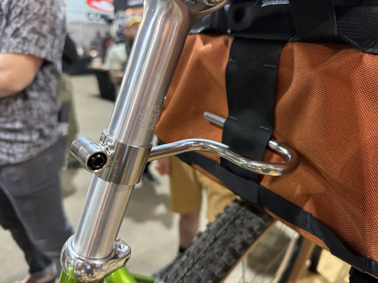 Velo Orange Drop Bar Friction Shifters bag support Large