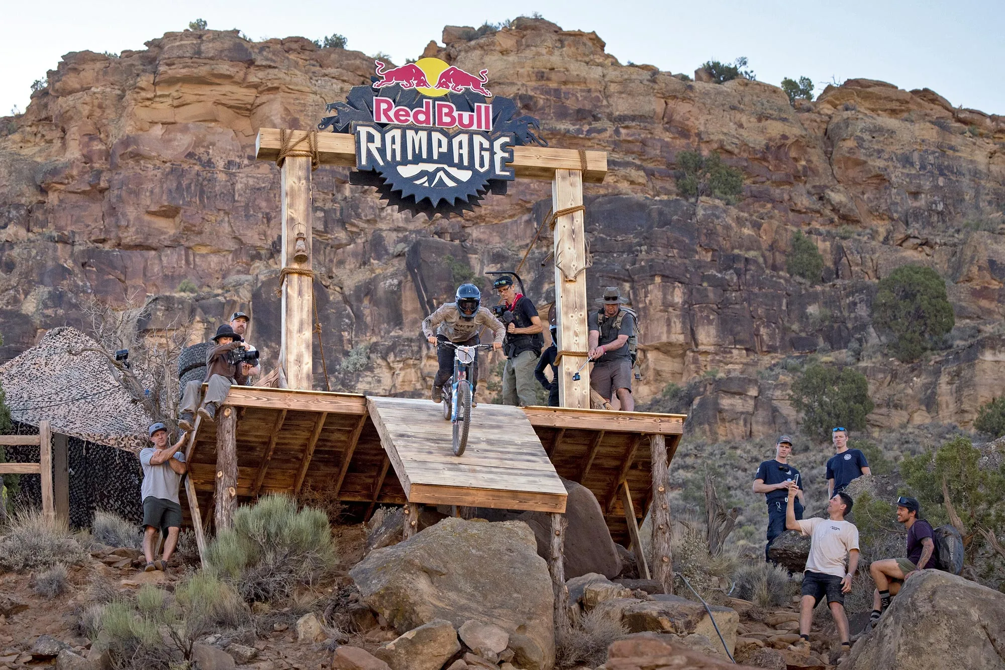 2024 Red Bull Rampage Women take freeride MTB main stage, dropping in
