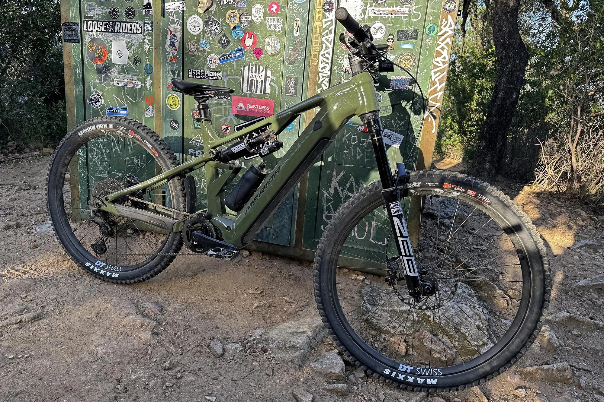 2025 Merida eOne-Eighty 900 eMTB complete, full power Bosch Performance CX enduro eBike