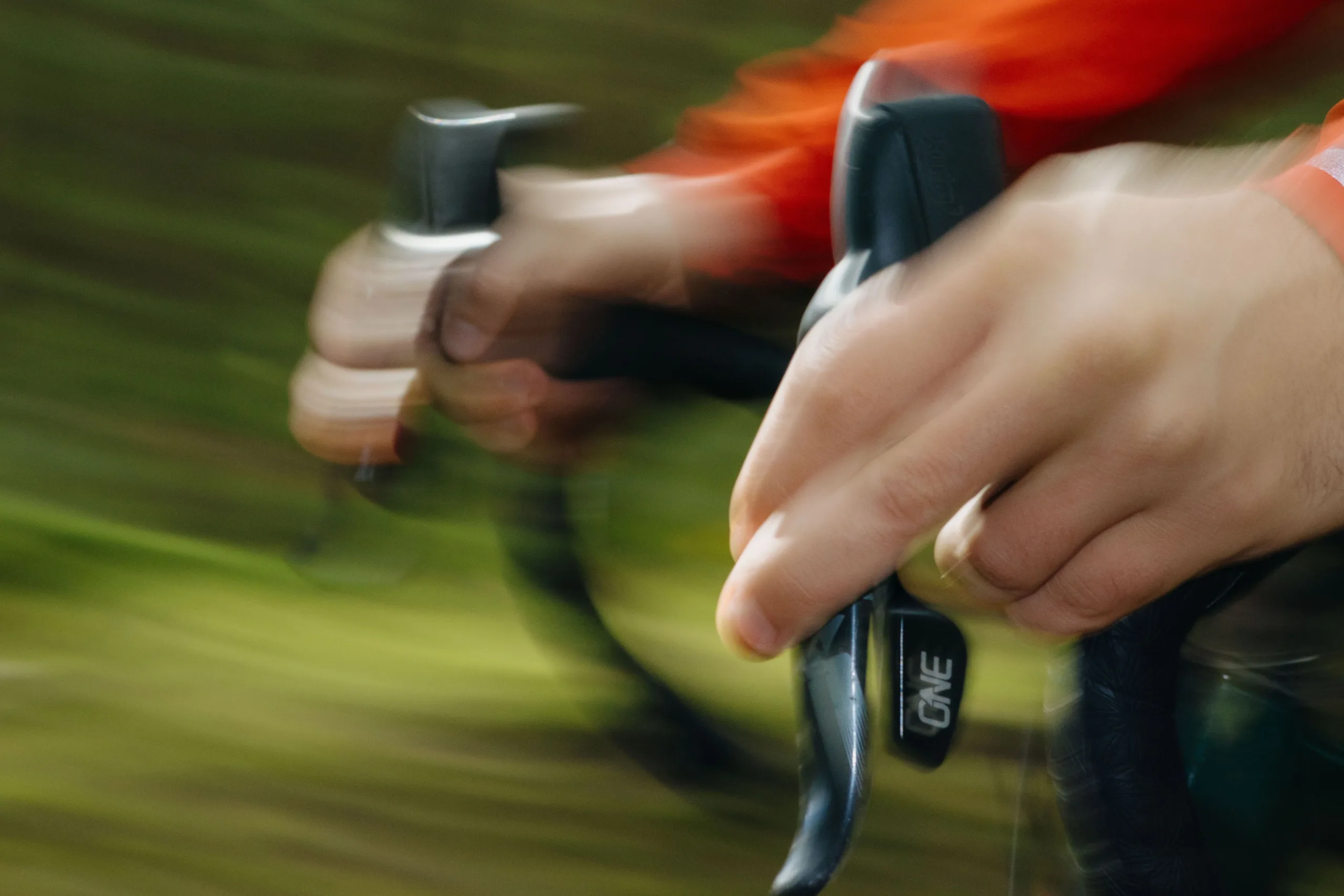 OneUp Drop Bar Paddle Remote on the road