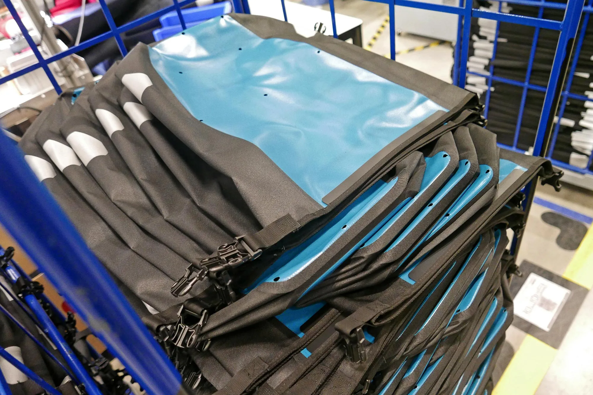 Ortlieb Factory Tour: Made-in-Germany waterproof cycling bags, complete Back-Roller bodies