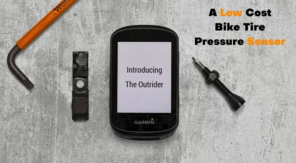 Outrider TPMS, a lightweight affordable bicycle bike tire pressure monitoring sensor solution, preview