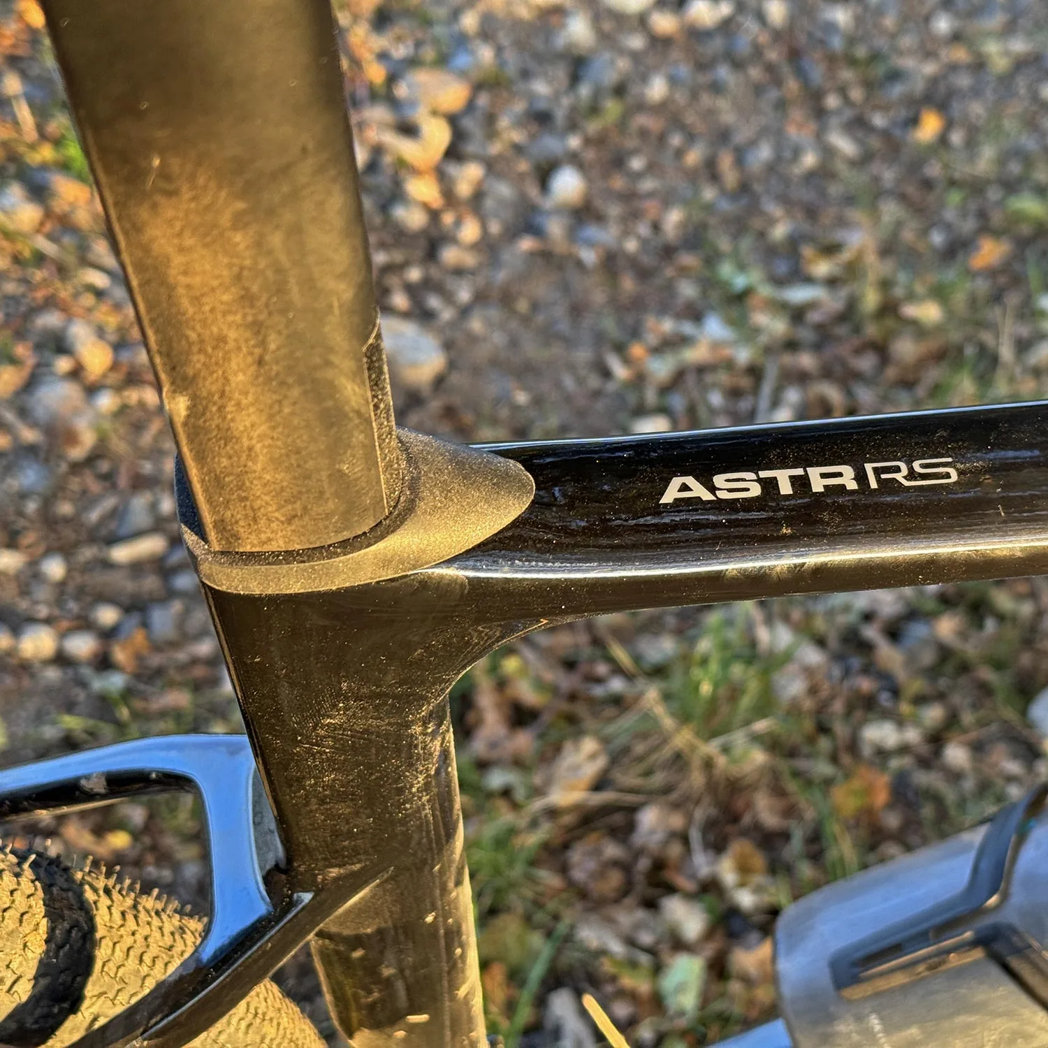 Ridley Astr RS lightweight aero carbon gravel race bike, D-shaped seatpost