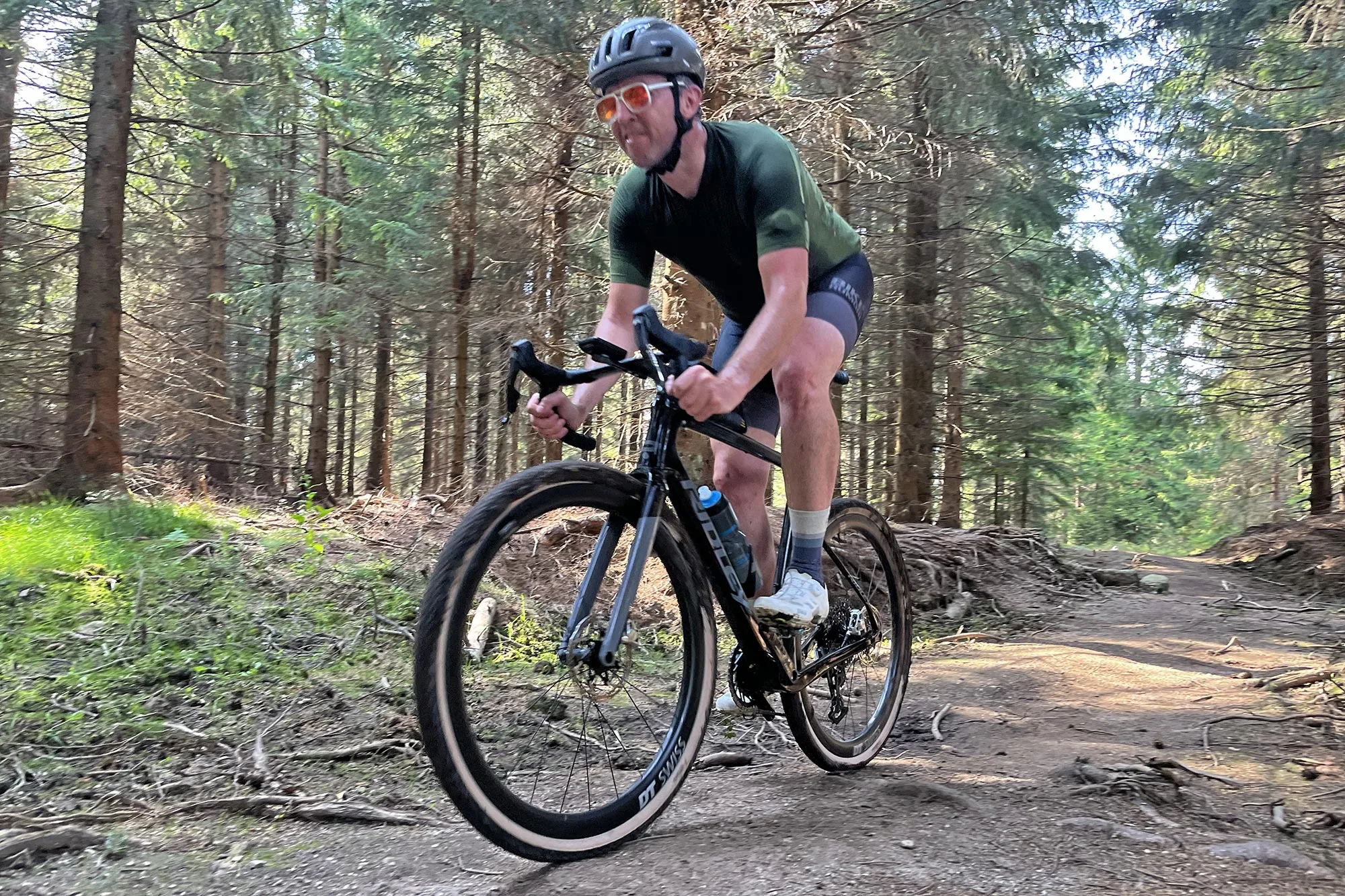 Ridley Astr RS lightweight aero carbon gravel race bike, summer riding