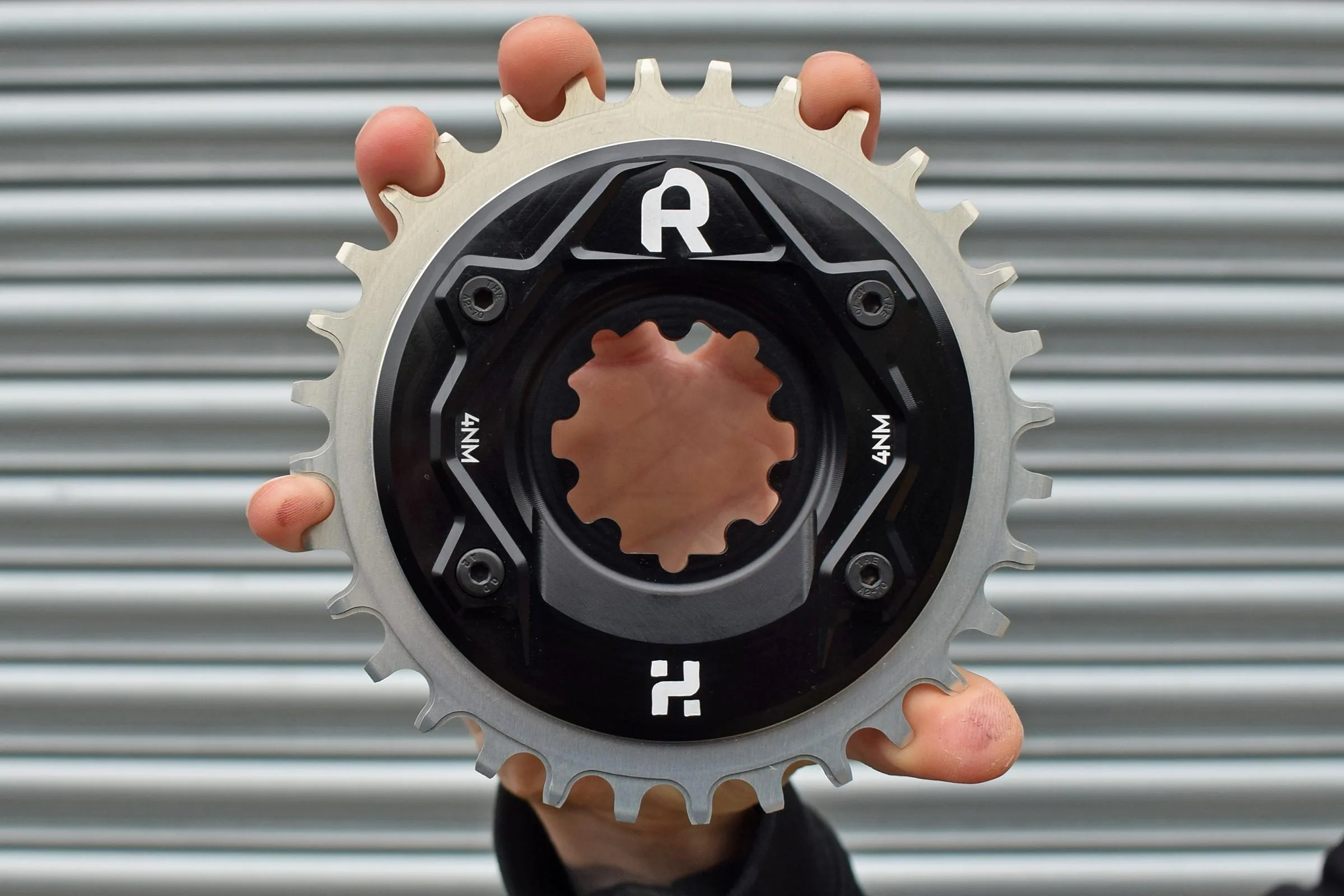 Rimpact Chain Damper inside direct mount mountain bike chainring