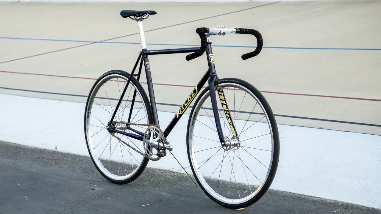 Ritchey Garden-City Track Bike at the track