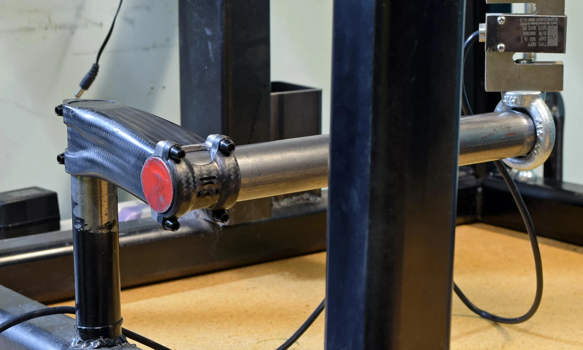 2024 Fair Wheel Bikes independent stem deflection stiffness tests updated, Bjorn prototype