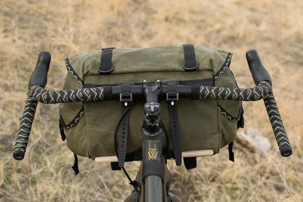 Camp and Go Slow Piccolo Bag Release eastern on bars