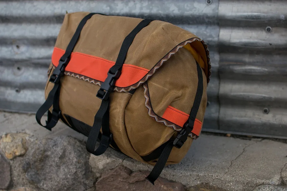 Camp and Go Slow Piccolo Bag Release tan western