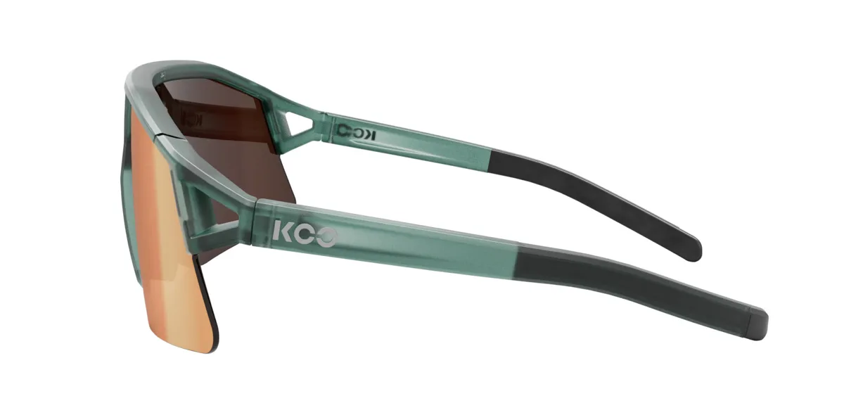 KOO HYPE sunglasses, green glass frame