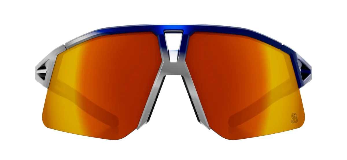 KOO HYPE sunglasses, silver/blue, front