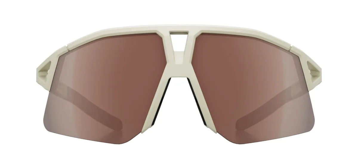 KOO HYPE sunglasses, white with brown lens, front