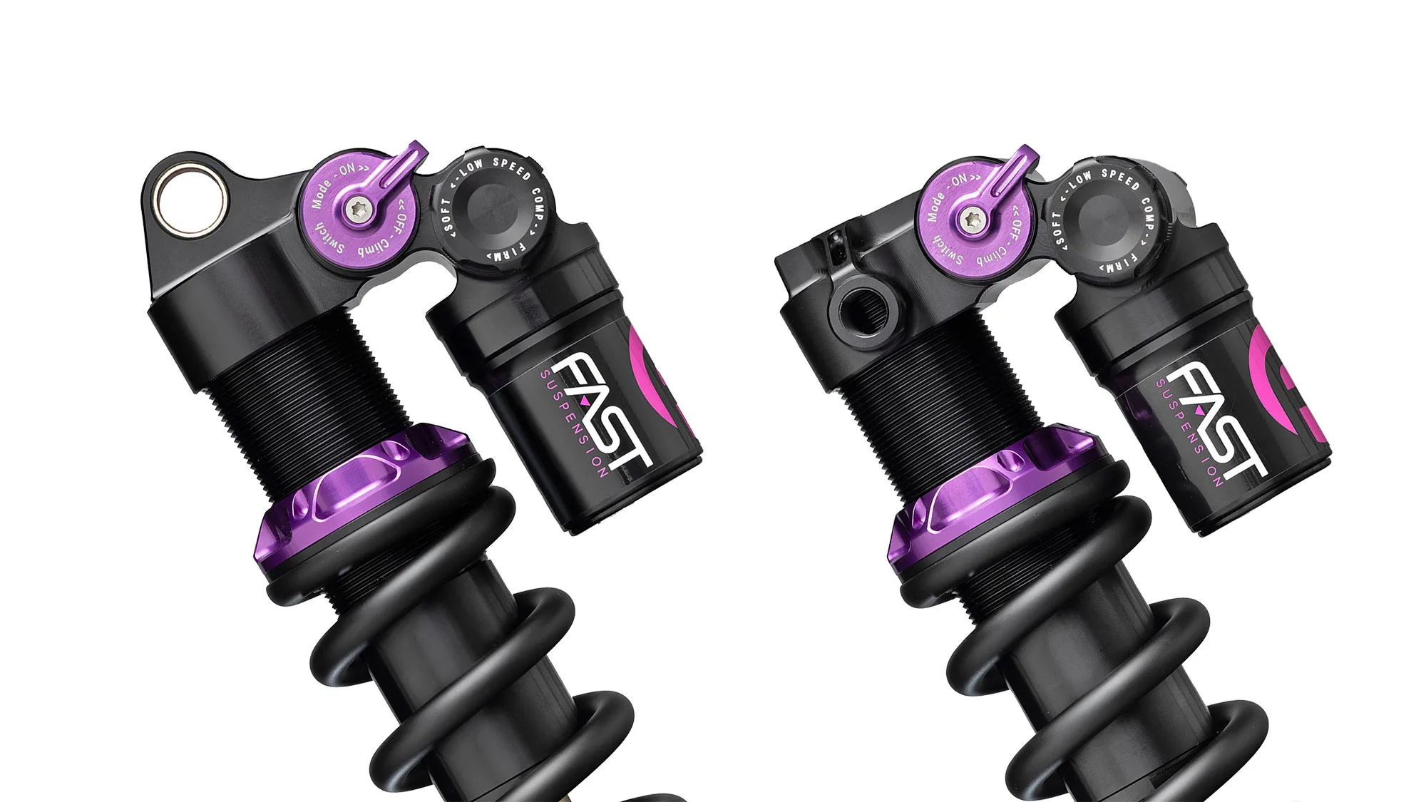 Fast Suspension Fenix 2.0 high-performance enduro mountain bike coil shock, standard or trunnion mount