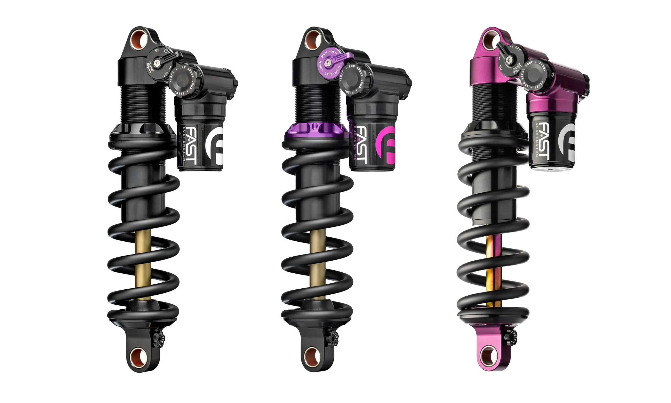 Fast Suspension Fenix 2.0 high-performance enduro mountain bike coil shock, color and LTD options