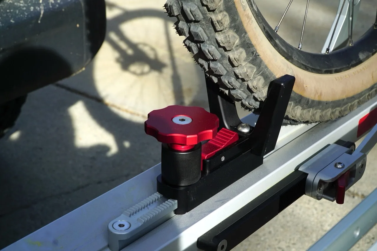 Ron's Editor's Choice Awards 1UP USA Super Duty Hitch Rack wheel chock
