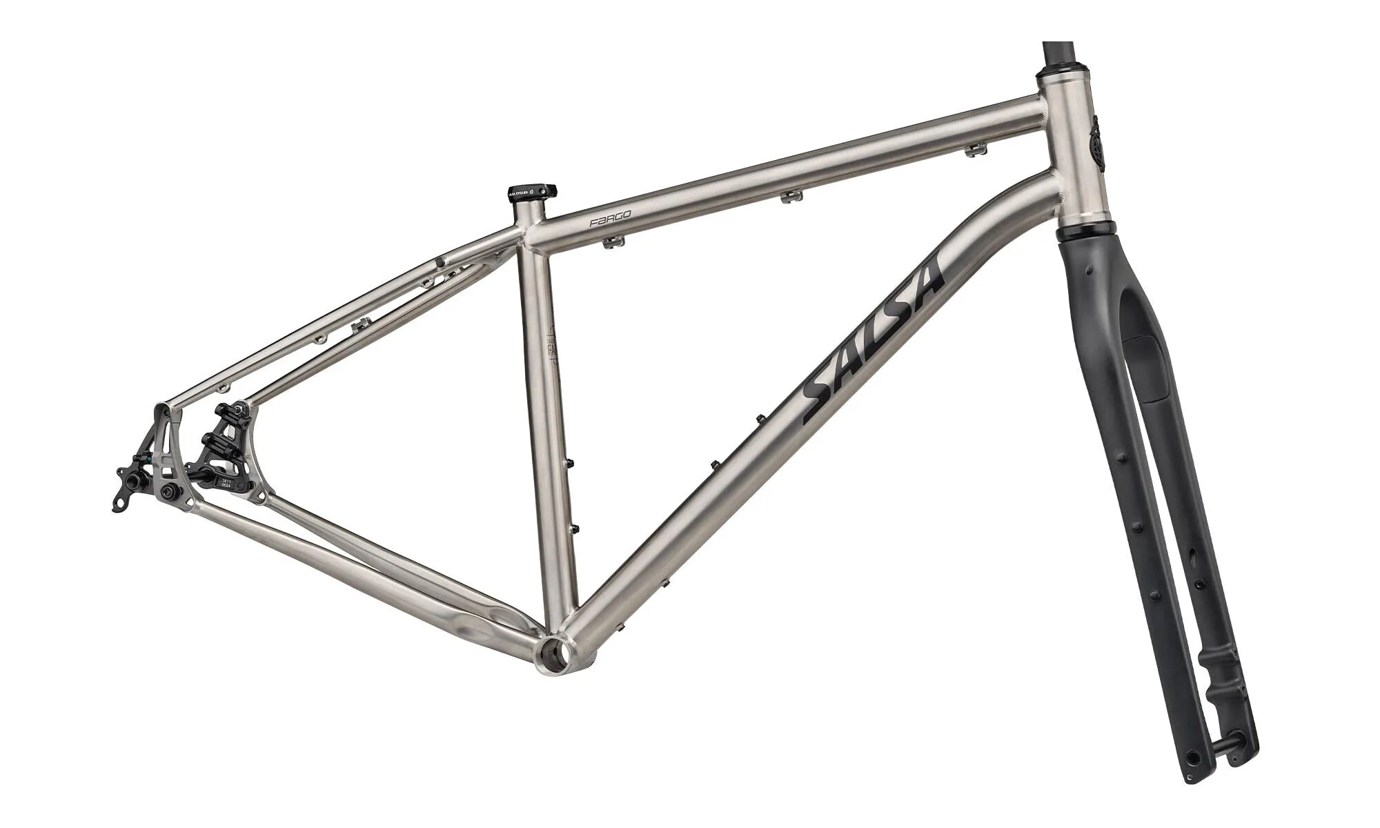 2025 Salsa Fargo dropbar adventure mountain bike updated, titanium frameset
