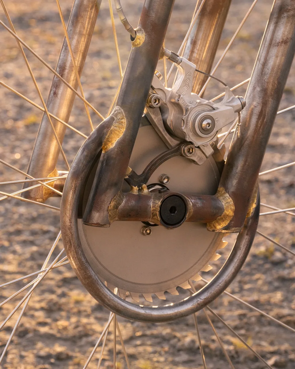 Dangerholm Solace Wasteland custom bike