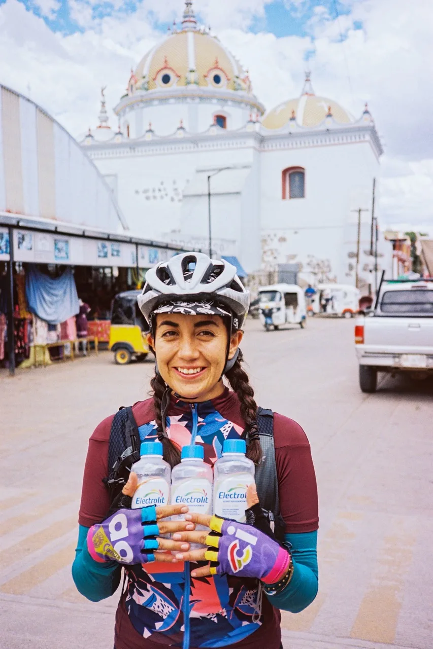 Paola Berber hydrating