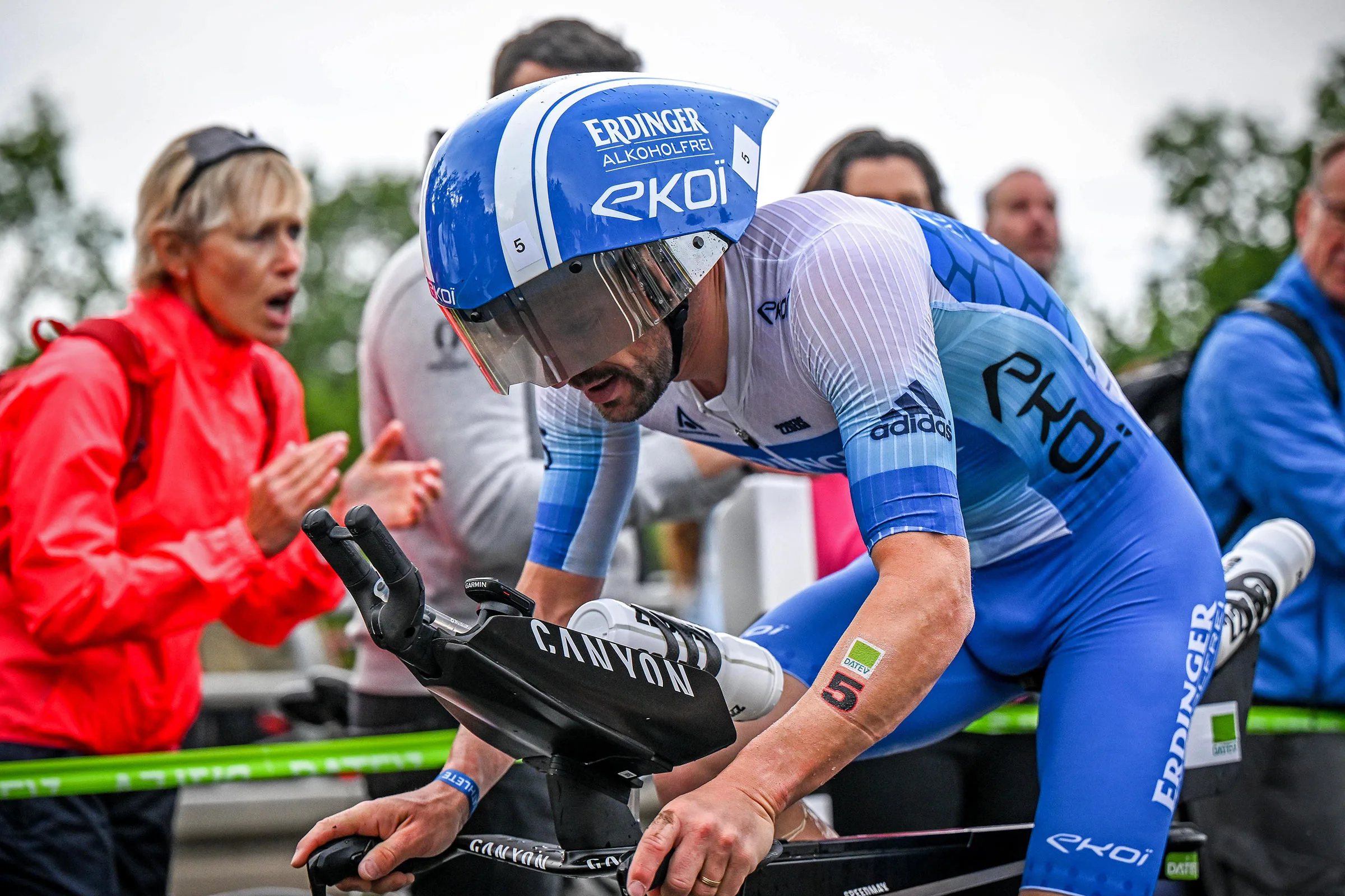 Ekoi Pure Aero TT helmet designed by AI, fastest time trial & triathlon aerodynamics, Patrick Lange racing tri