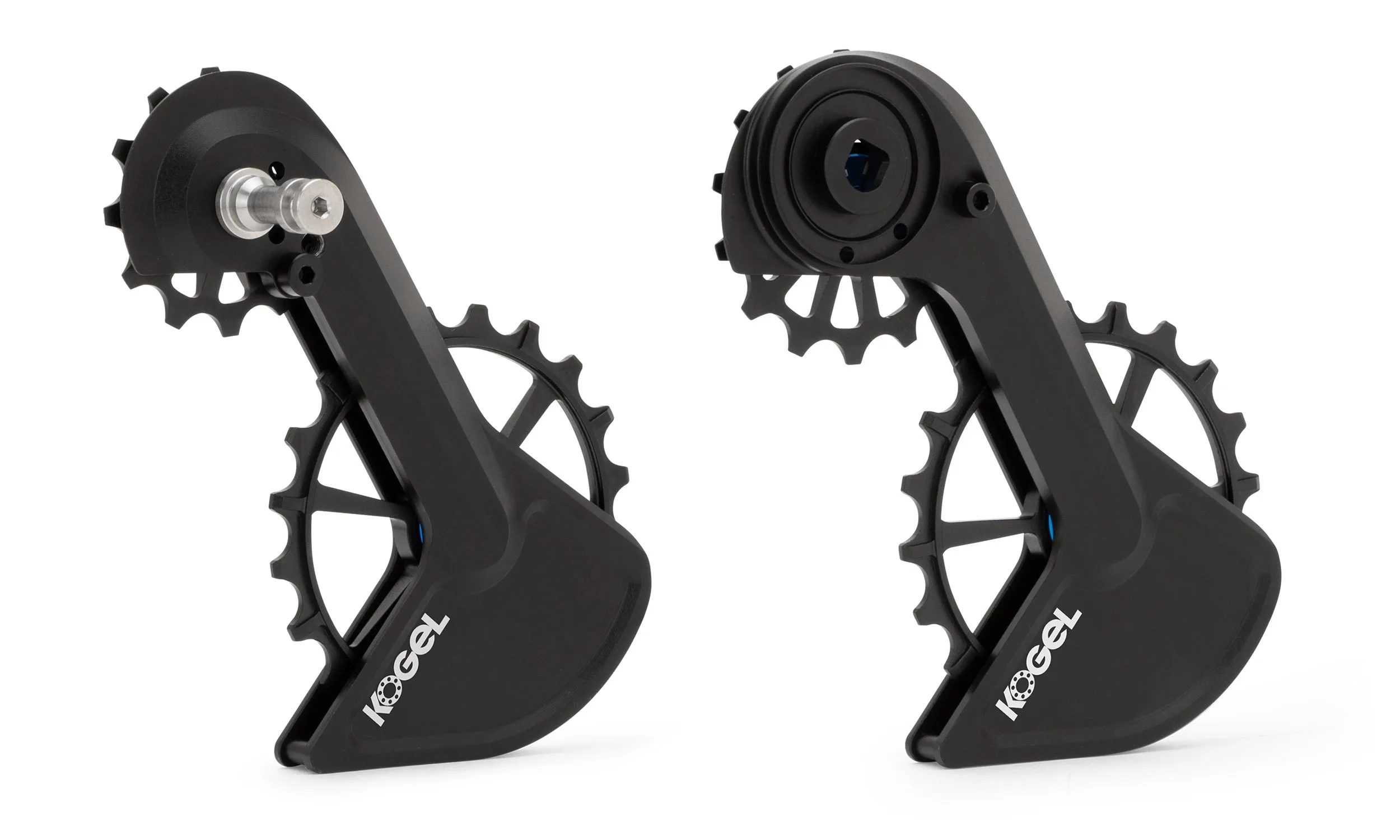new Kogel Speed Kolossos, a stiffer & more aero derailleur cage & 20T pulley upgrade with ceramic bearings, Shimano or SRAM