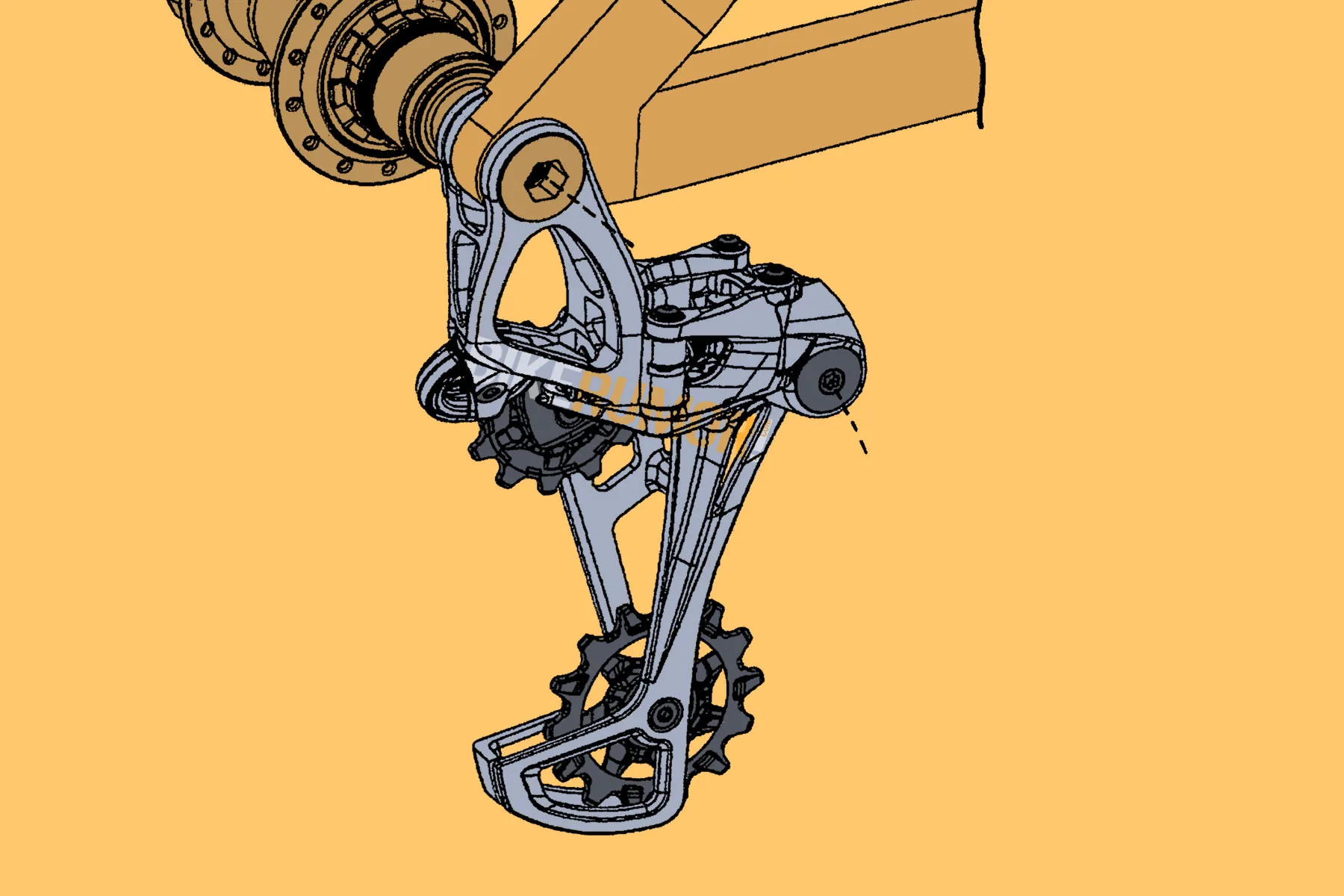 SRAM Mechanical T-Type NX Transmission derailleurs