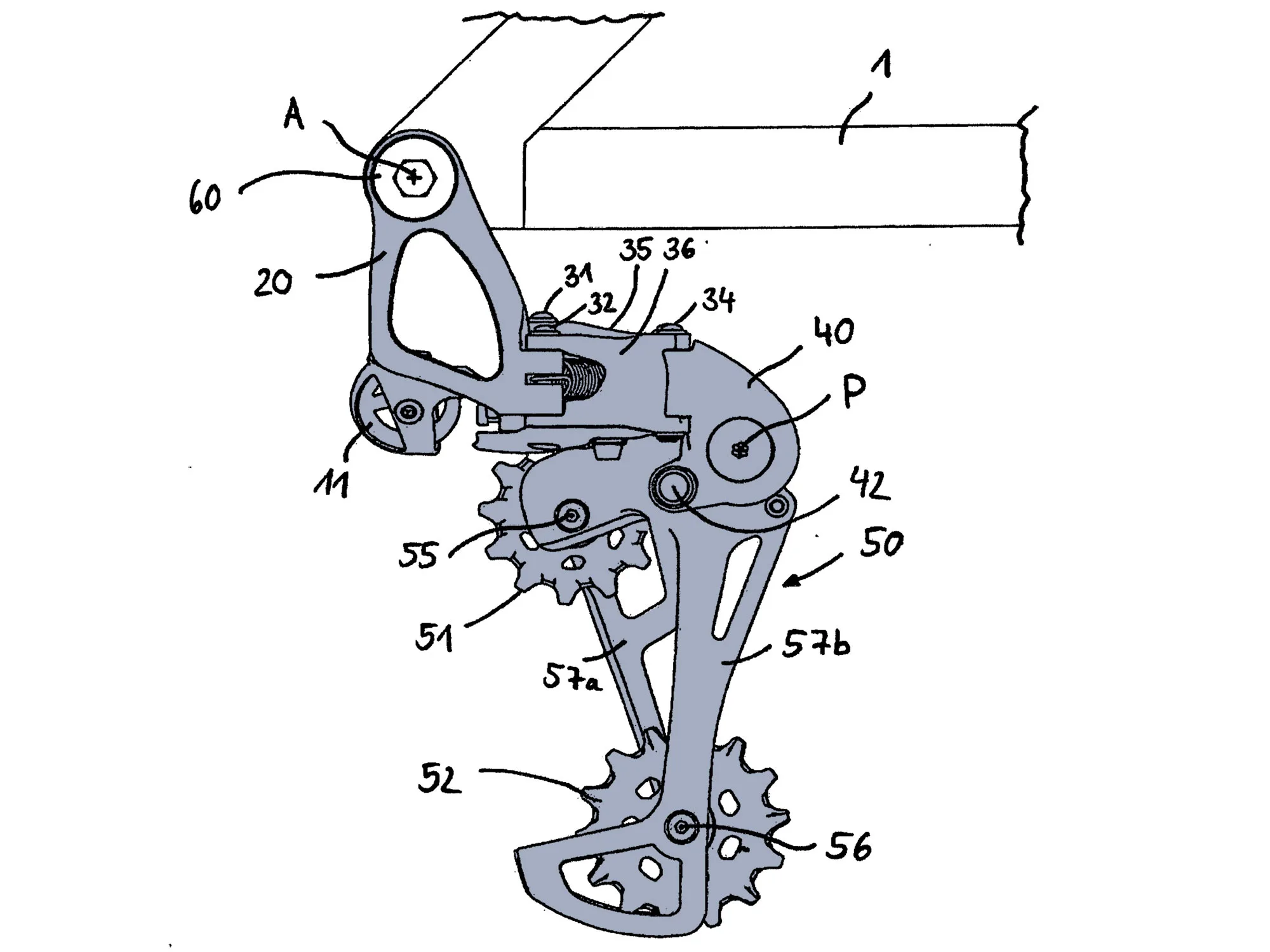 SRAM Mechanical T-Type Transmission derailleurs, ide view
