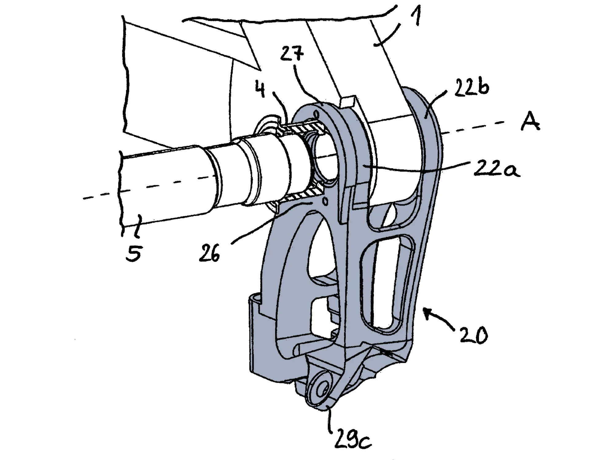 SRAM Mechanical T-Type Transmission derailleurs, direct mount detail