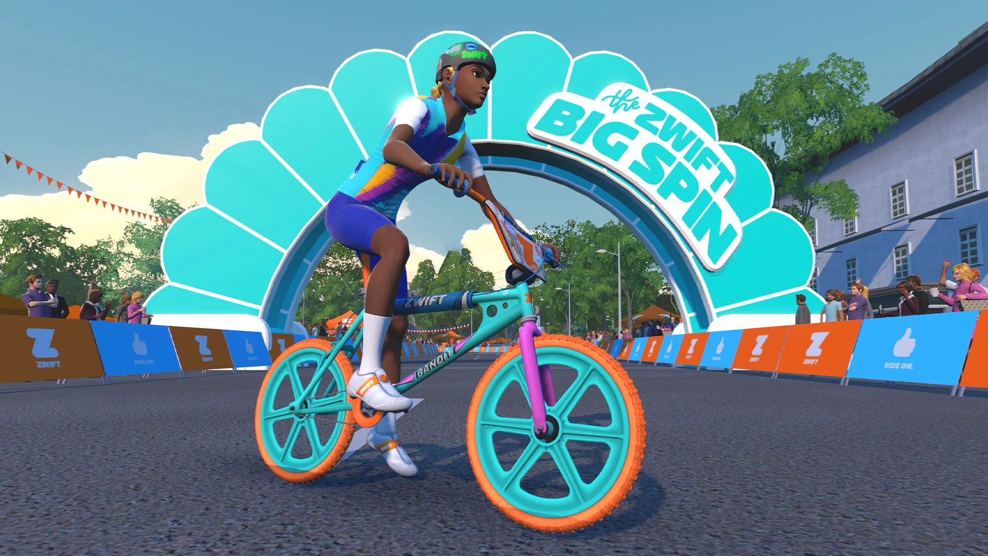 Zwift Big Spin BMX Bandit bike