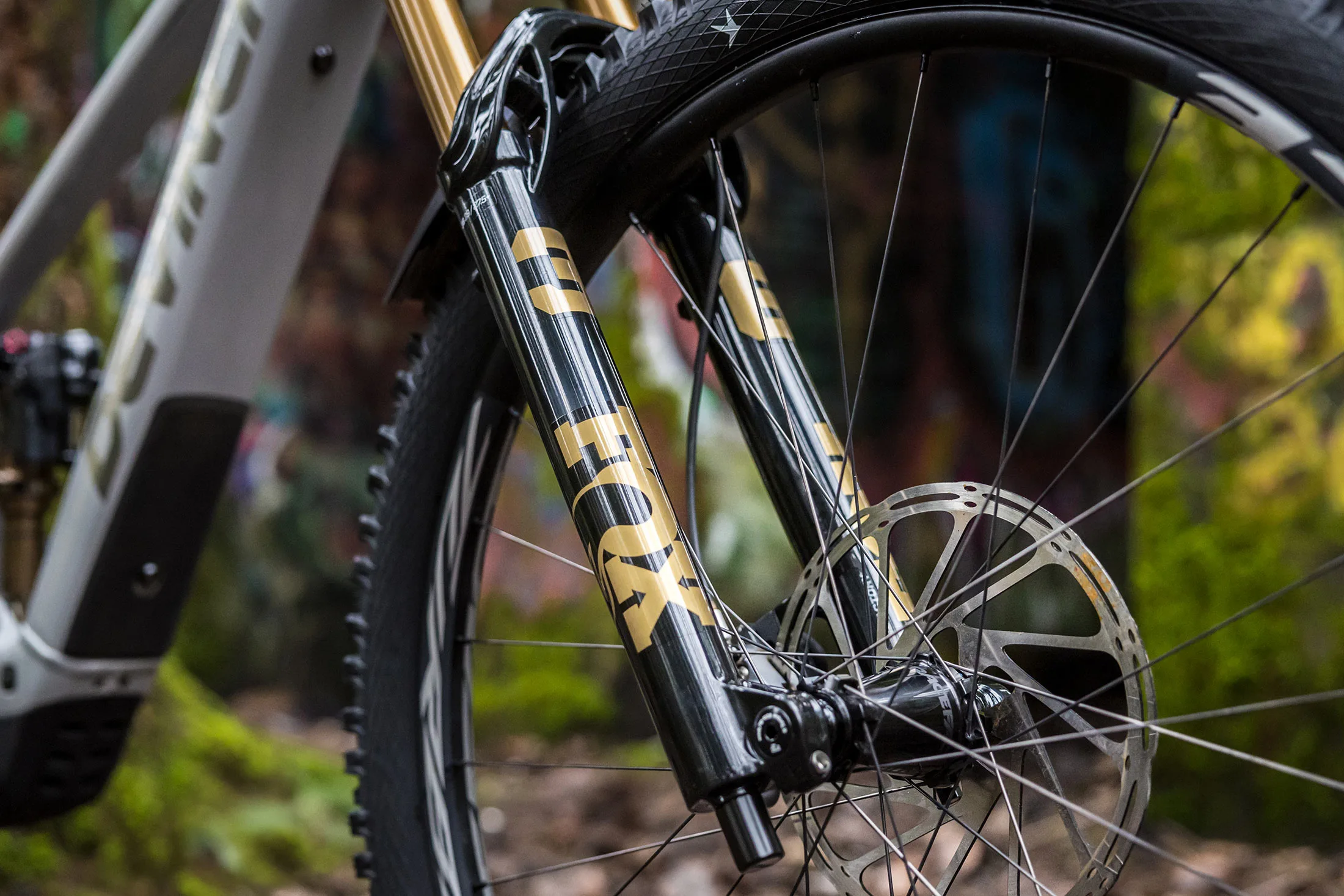 2026 fox 36 fork being ridden on trails.