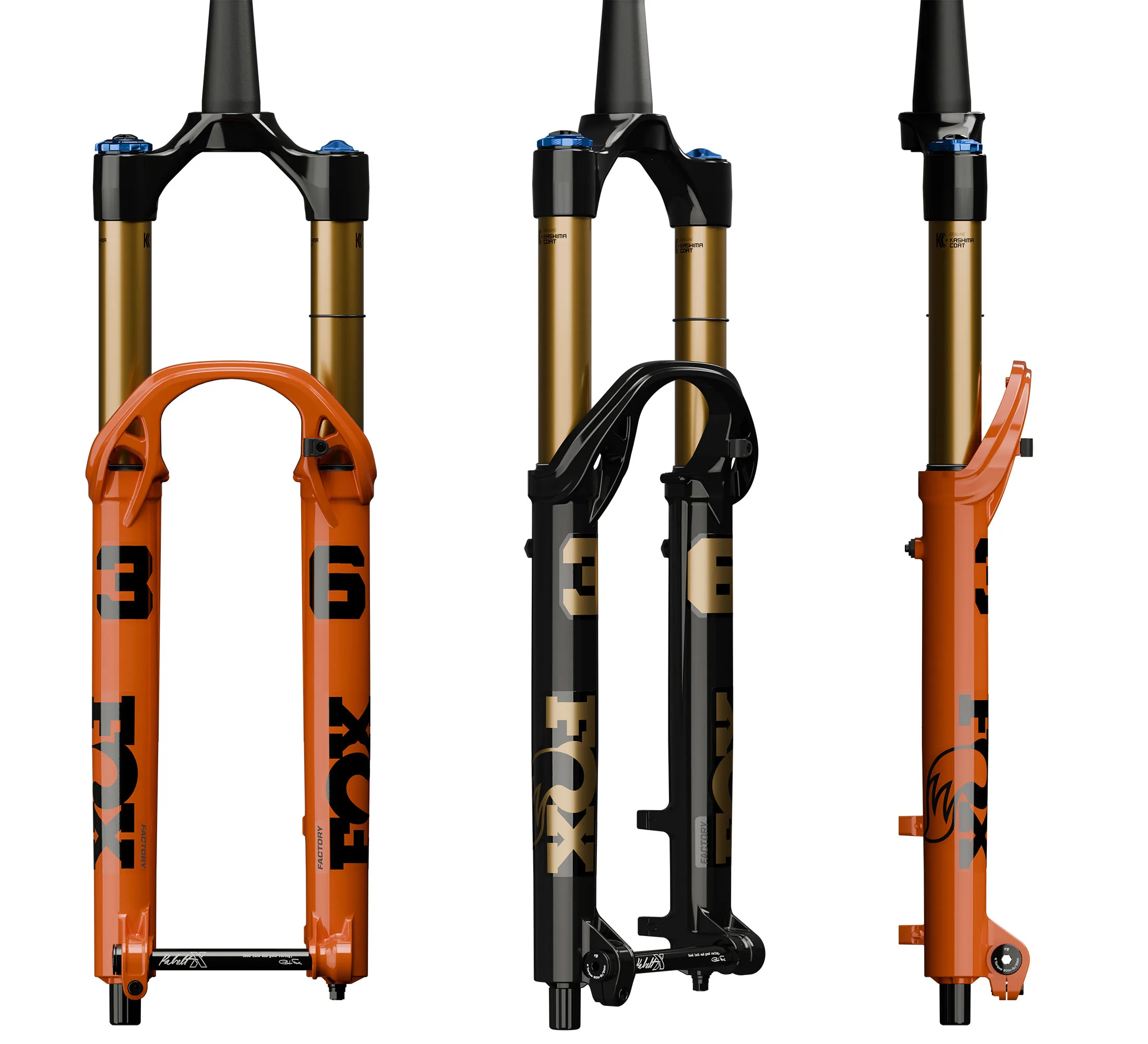 2026 fox 36 fork shown from various angles.