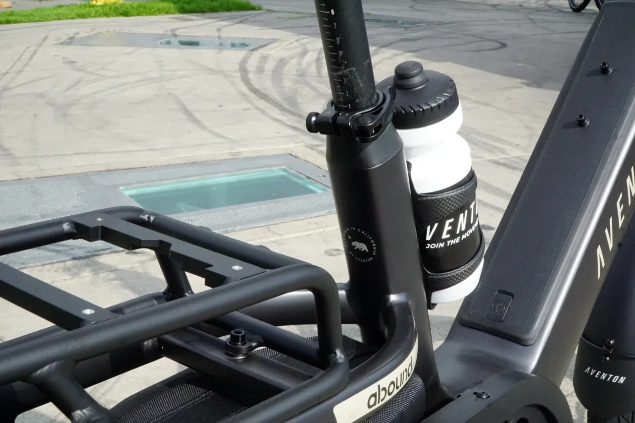 Aventon Abound LR Launch Review seatpost continued