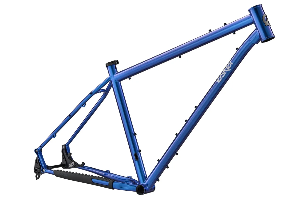 Eskar Cycles Updates heyduke frame metal flake blue