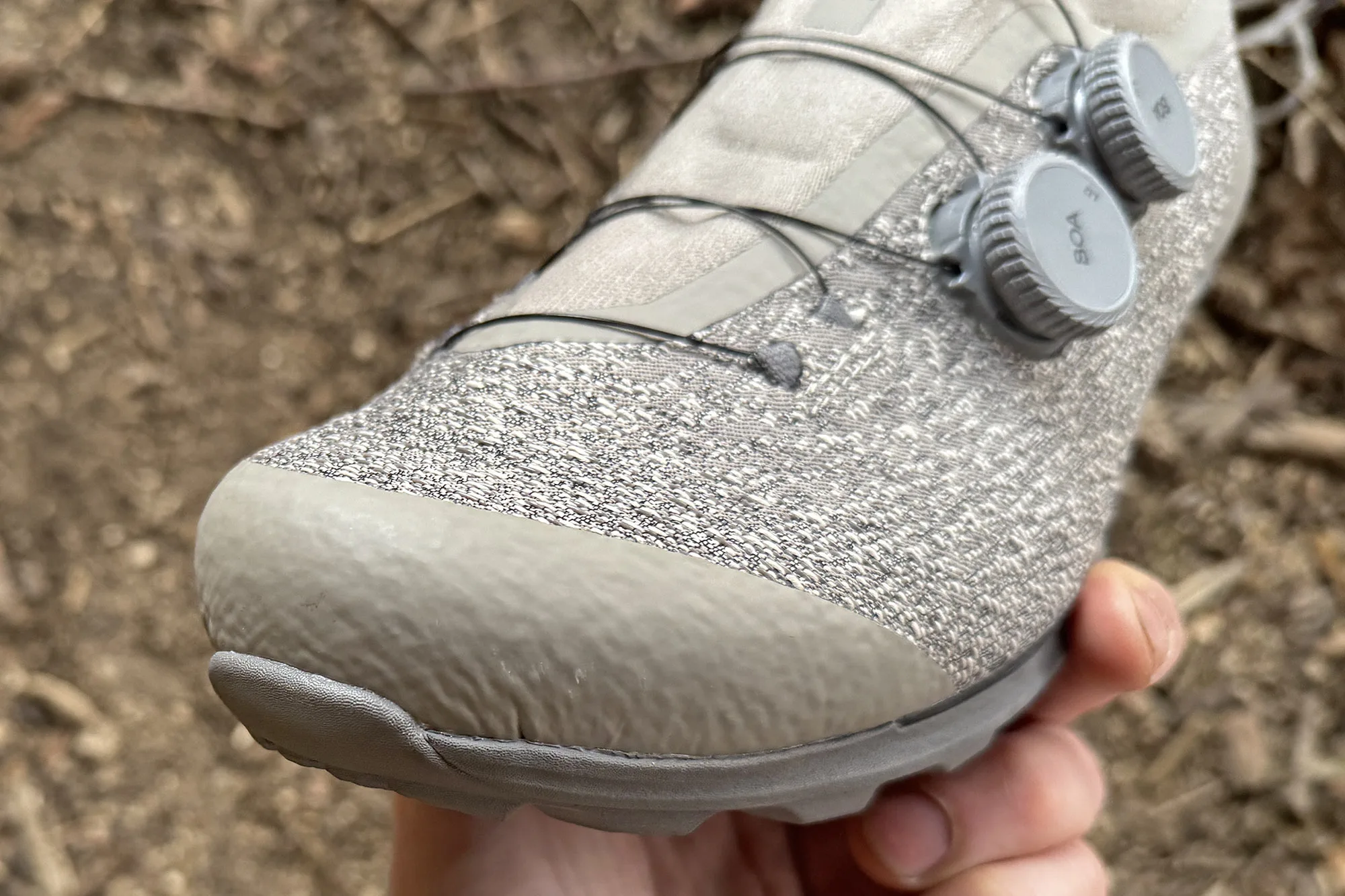 All-new Rapha Pro Team Powerweave gravel bike shoes review, new toe bumper and TPU protection