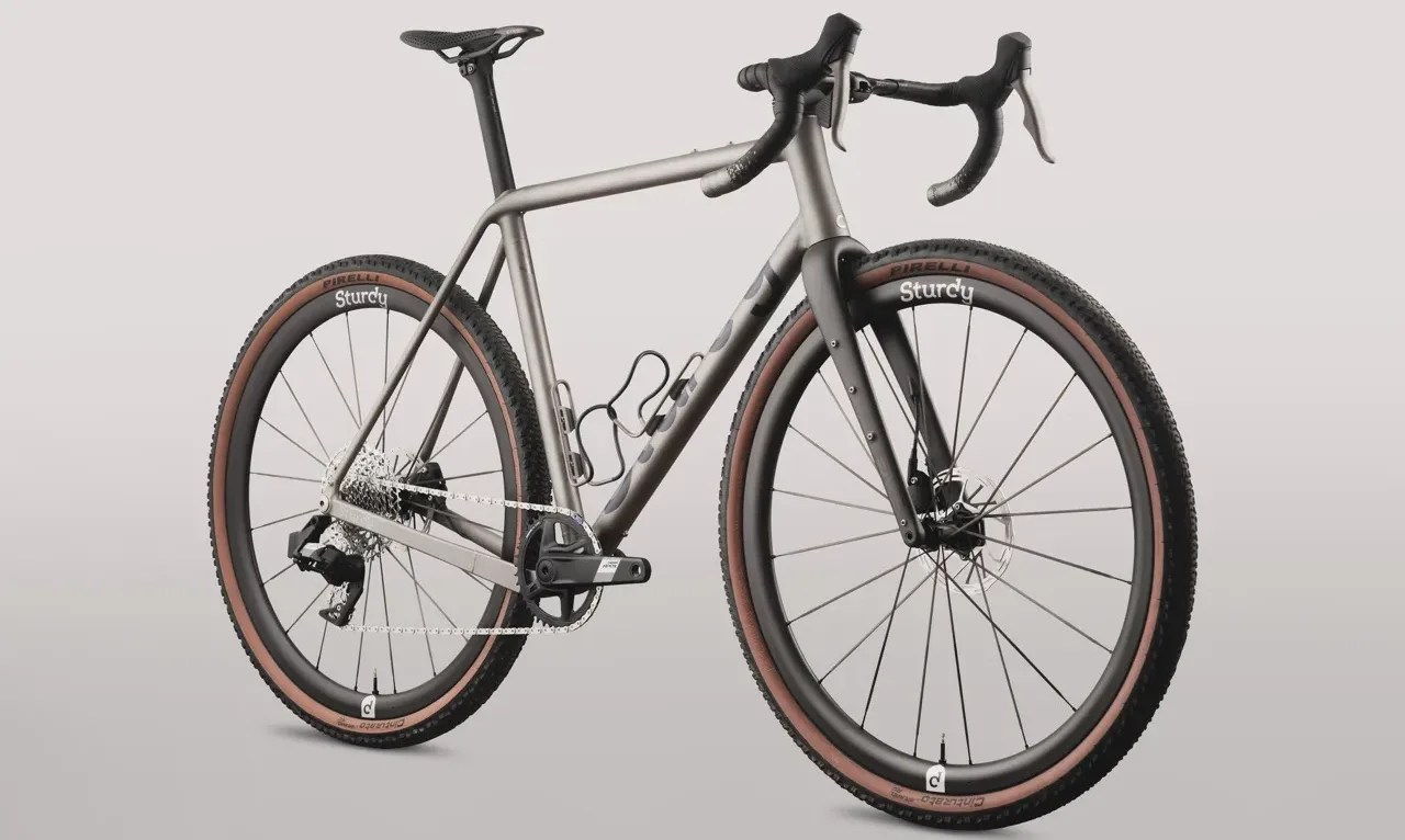 Sturdy Cycles New SCG Gravel Frameset front quarter