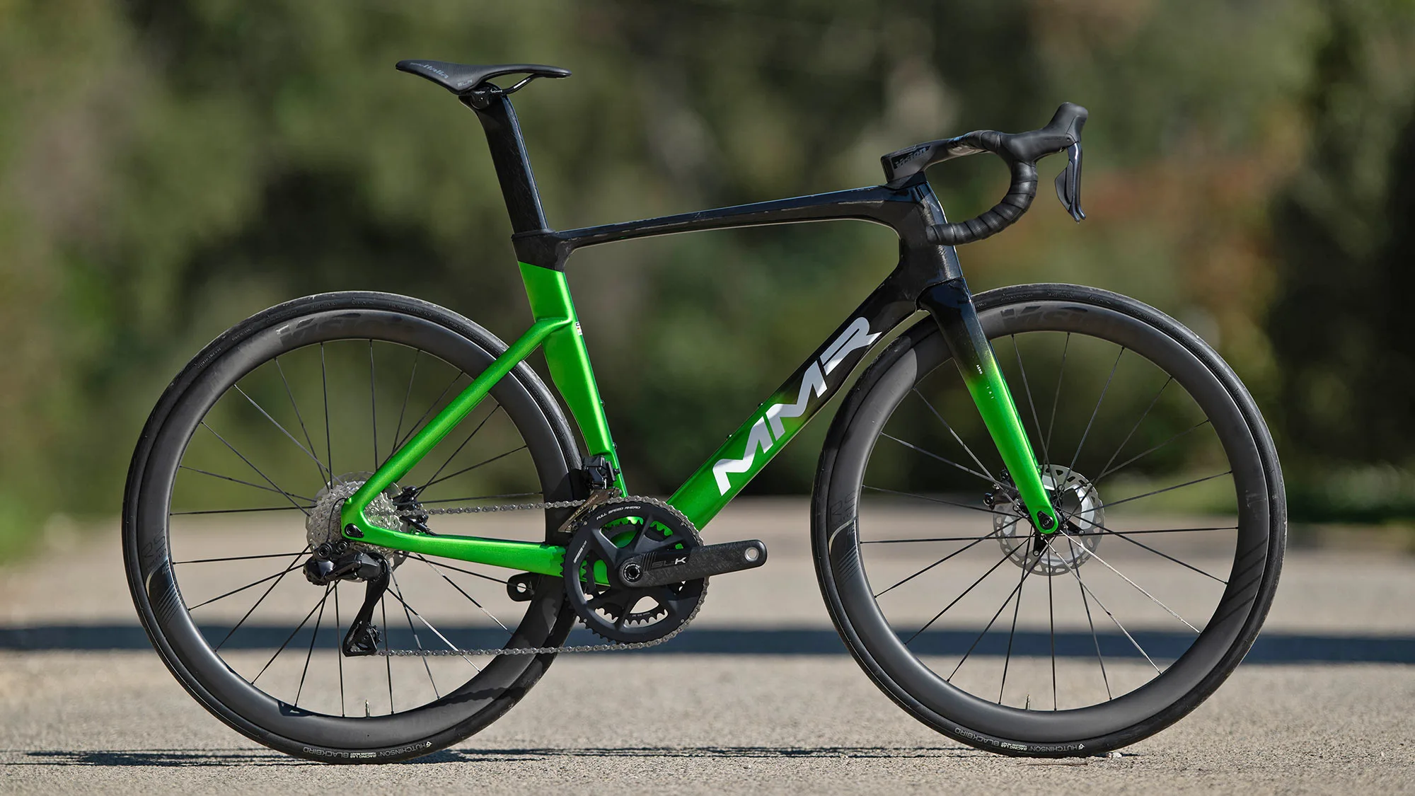 Vision Metron 45 60 RS carbon spoke aero road wheels review, photo by Mirror Media for Road Bike Connection Spring, 45mm on MMR
