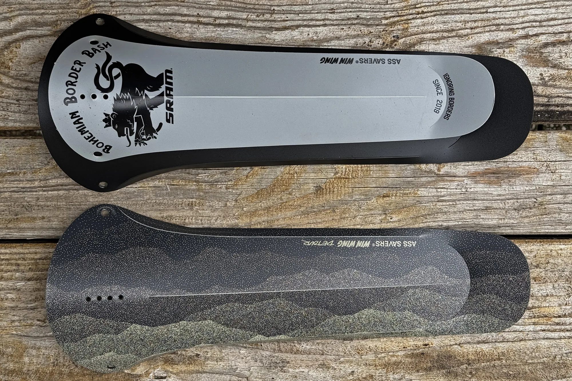 Ass Savers Win Wing MTB fender Review: rear mountain bike tire mud guard vs. gravel size