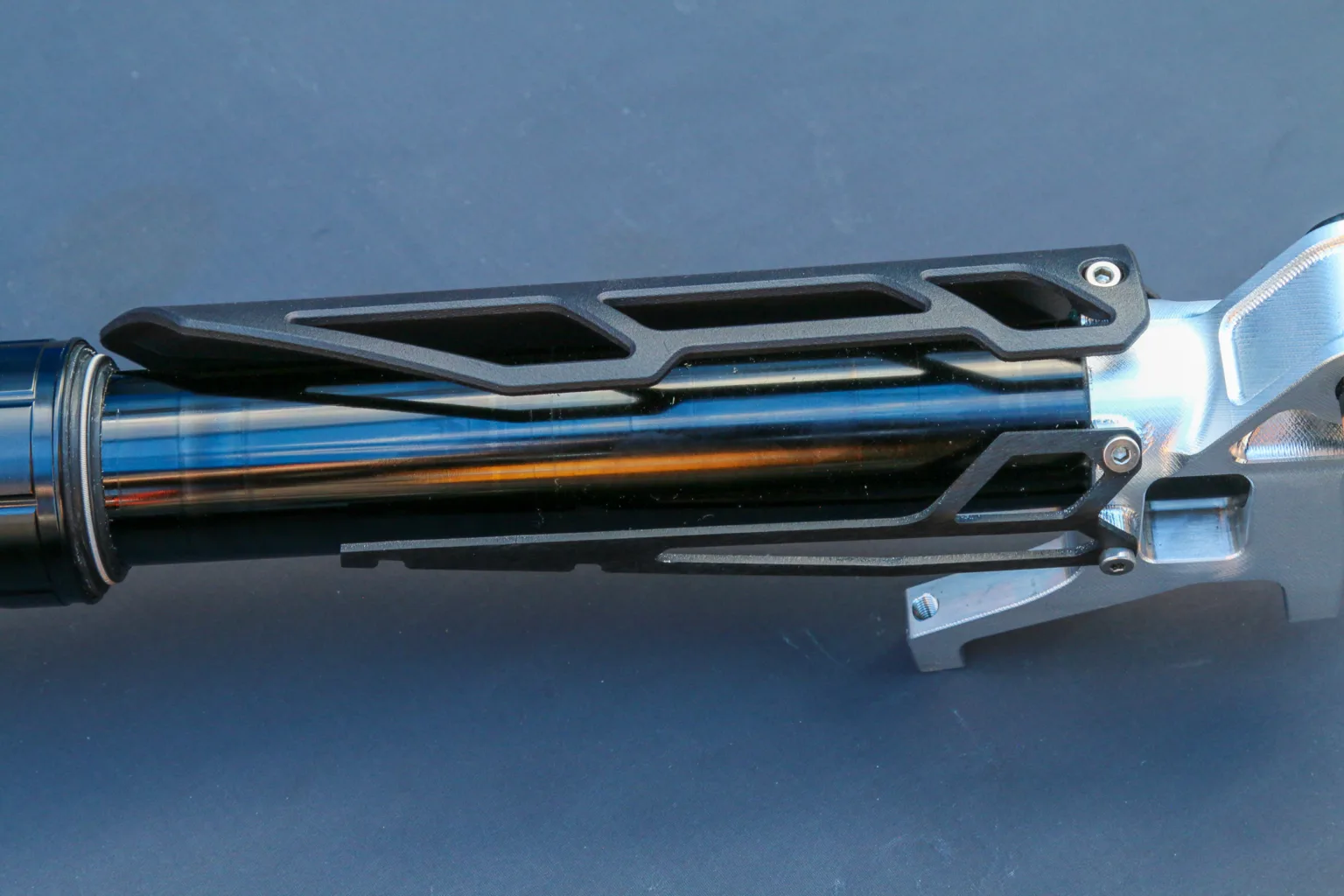 Cane Creek prototype inverted fork leg guards