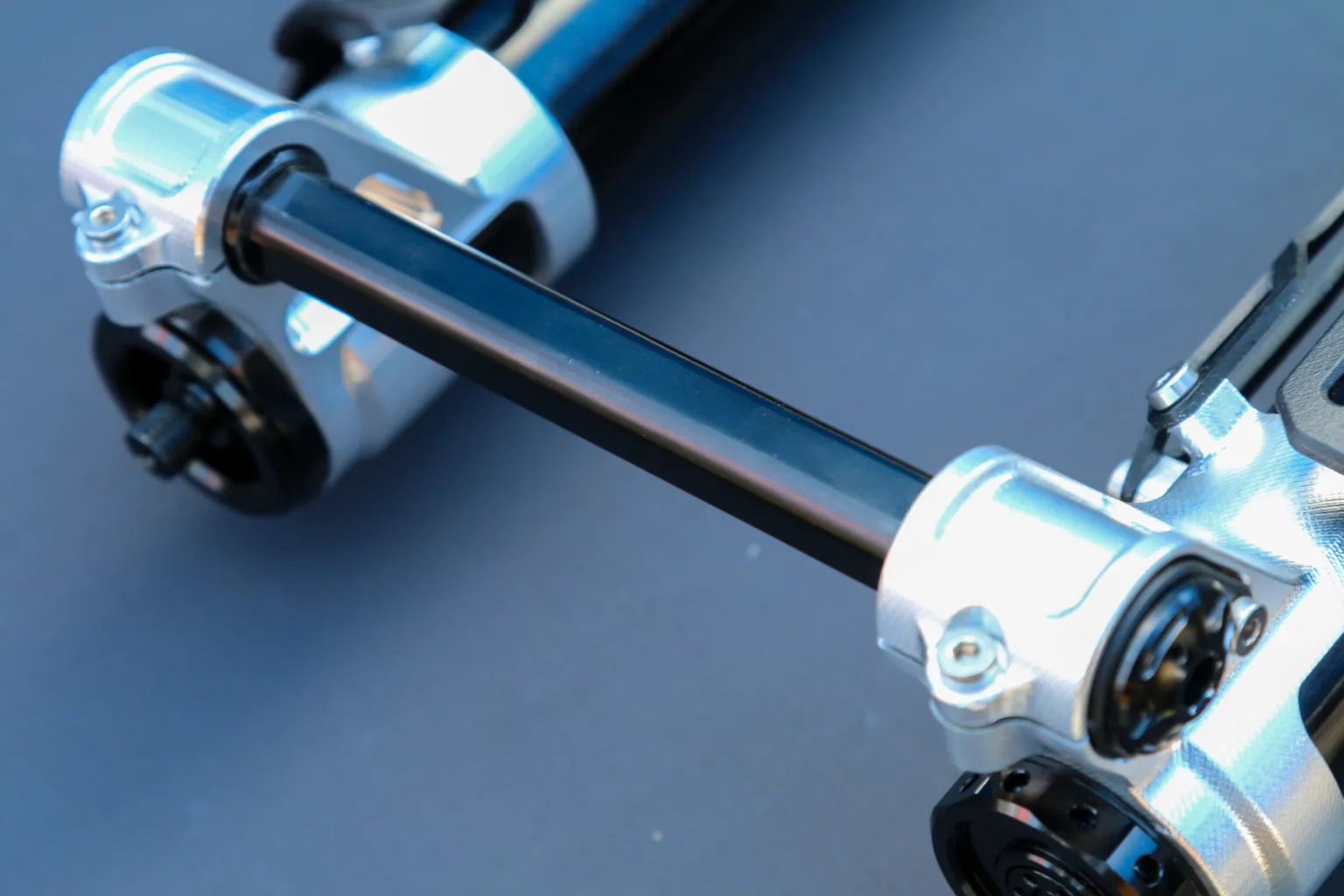 Cane Creek prototype inverted fork axle