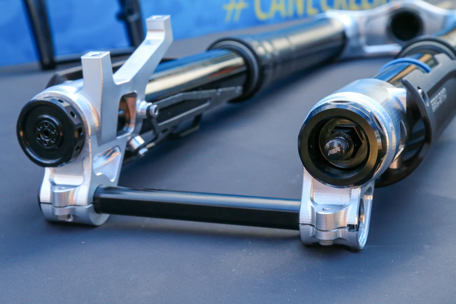 Cane Creek prototype inverted fork bottom adjuster