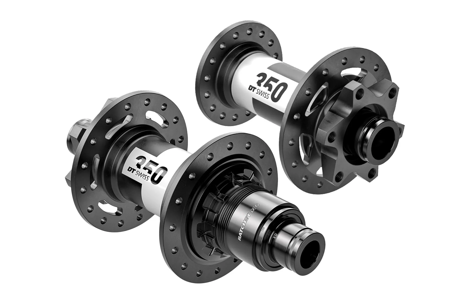 DT Swiss 350 DEG hub gets 72 POE, 5-degree ratchet engagement, standard black hubset