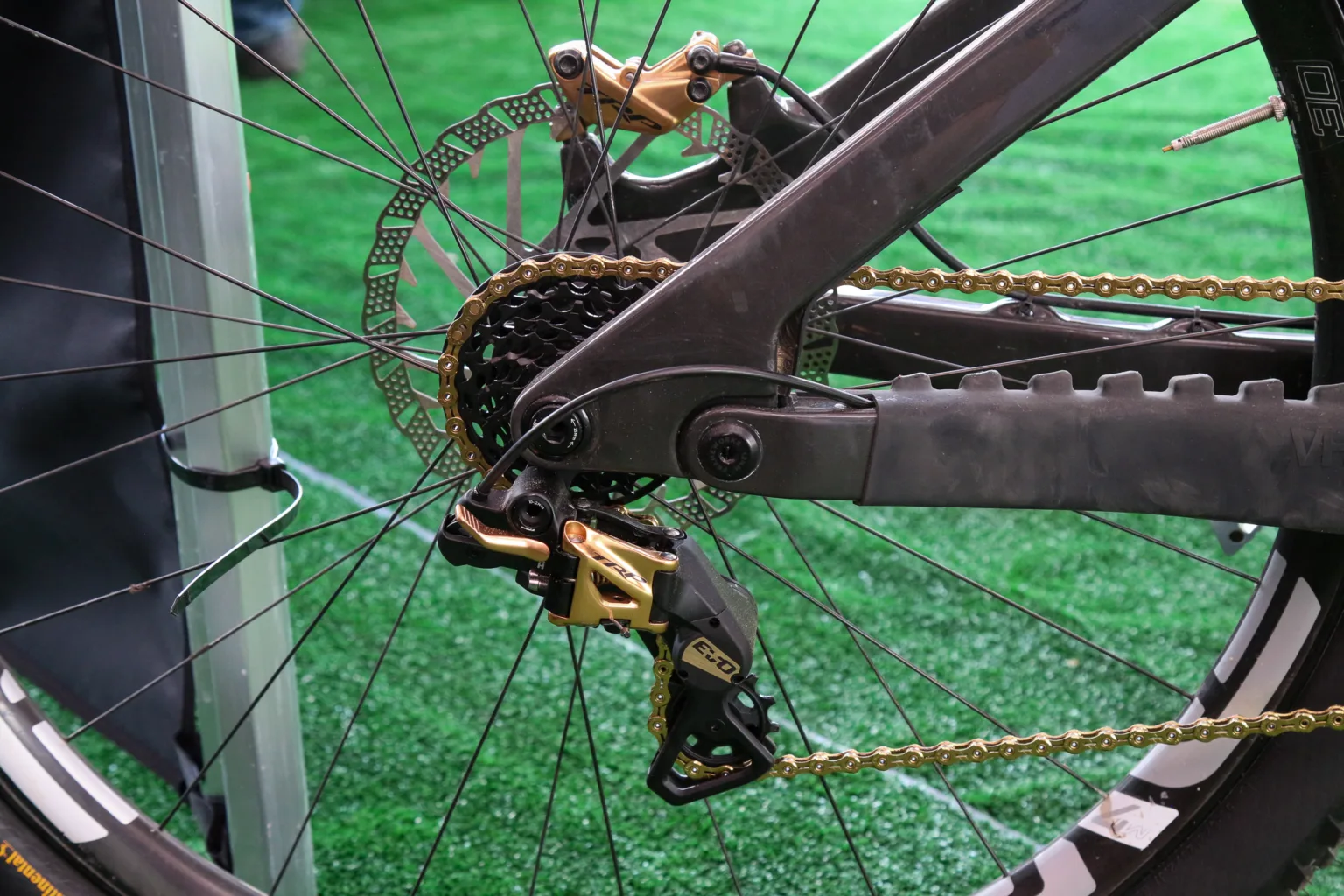 Fox RAD inverted suspension fork prototype spyshot sea otter