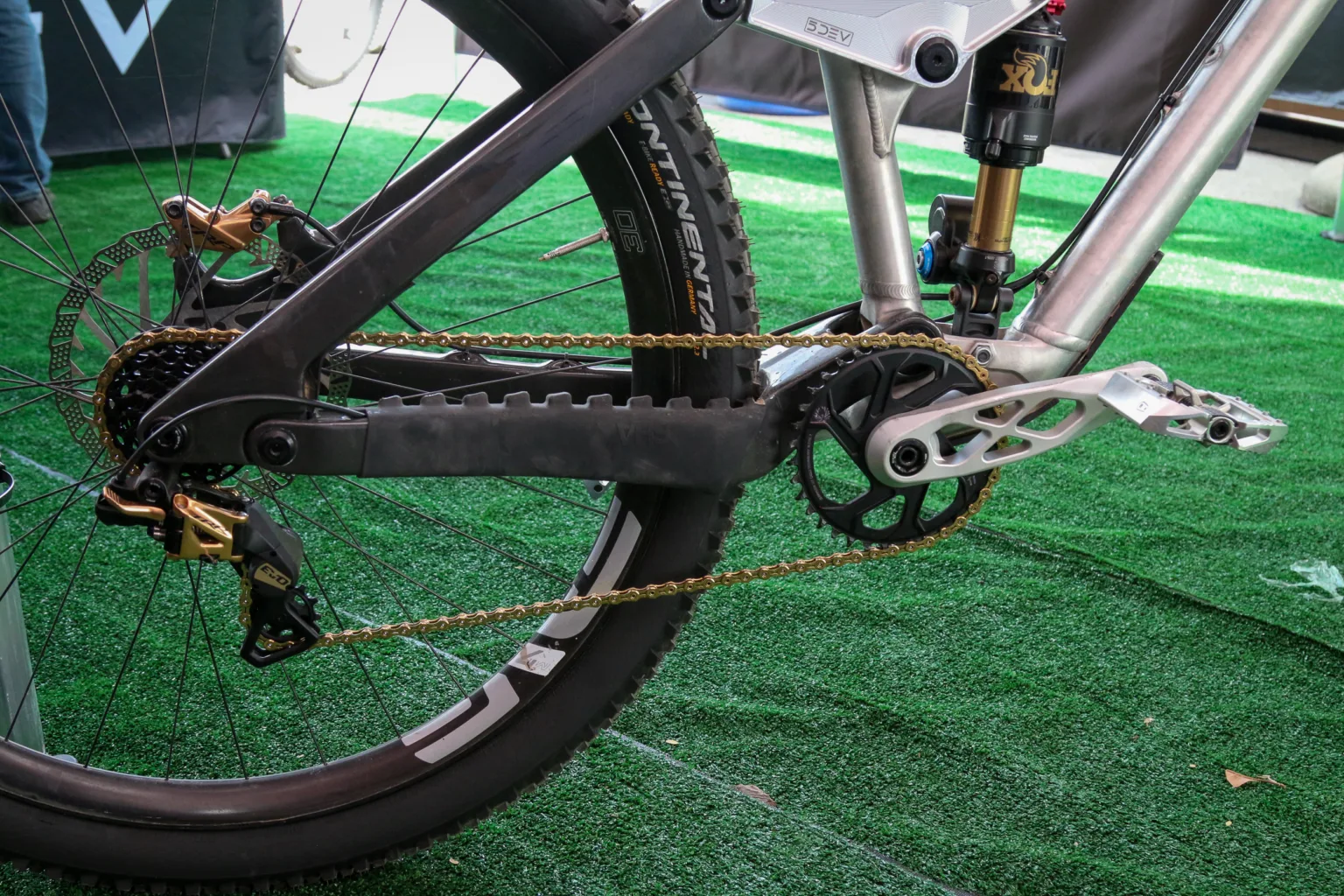 Fox RAD inverted suspension fork prototype spyshot sea otter