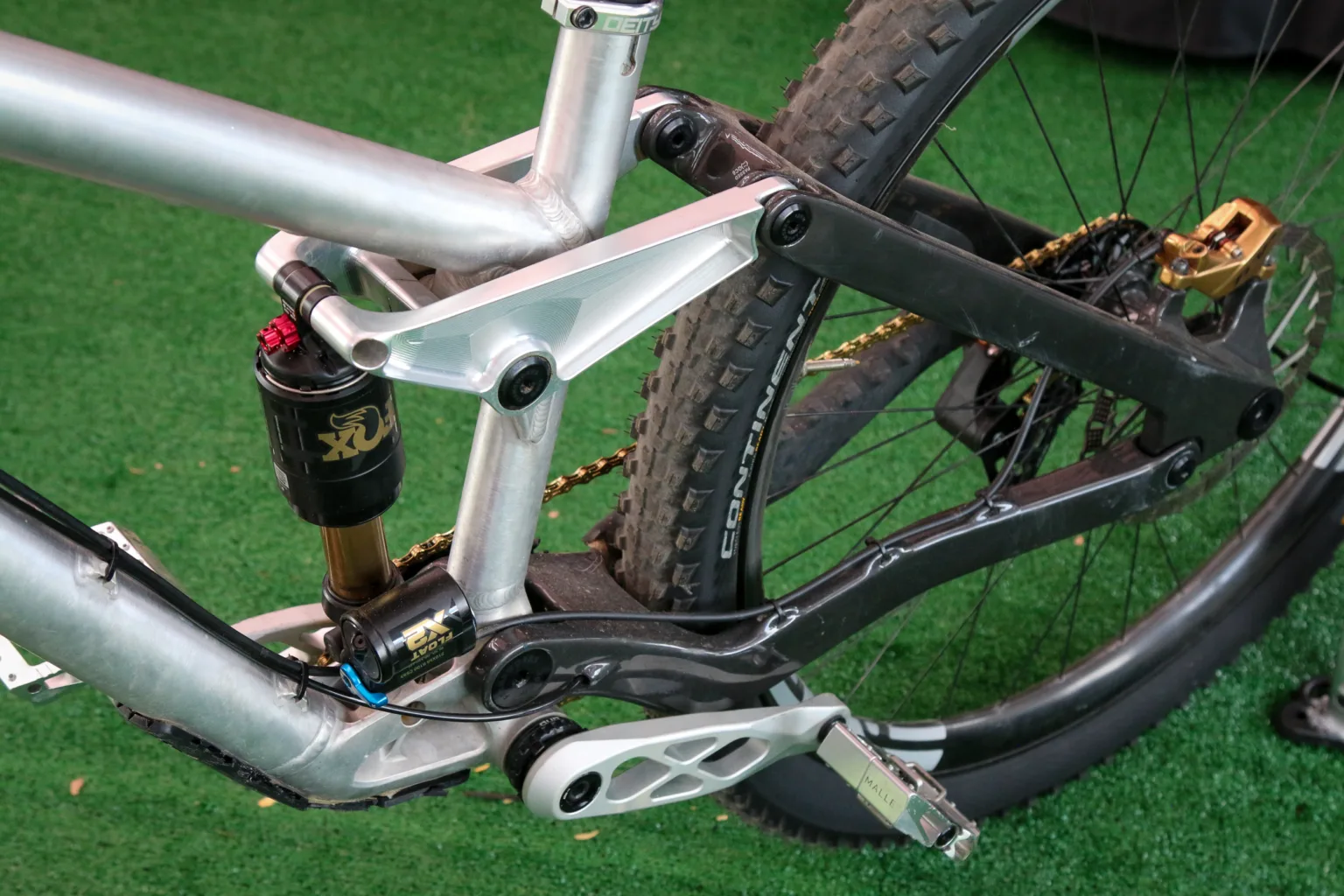 Fox RAD inverted suspension fork prototype spyshot sea otter